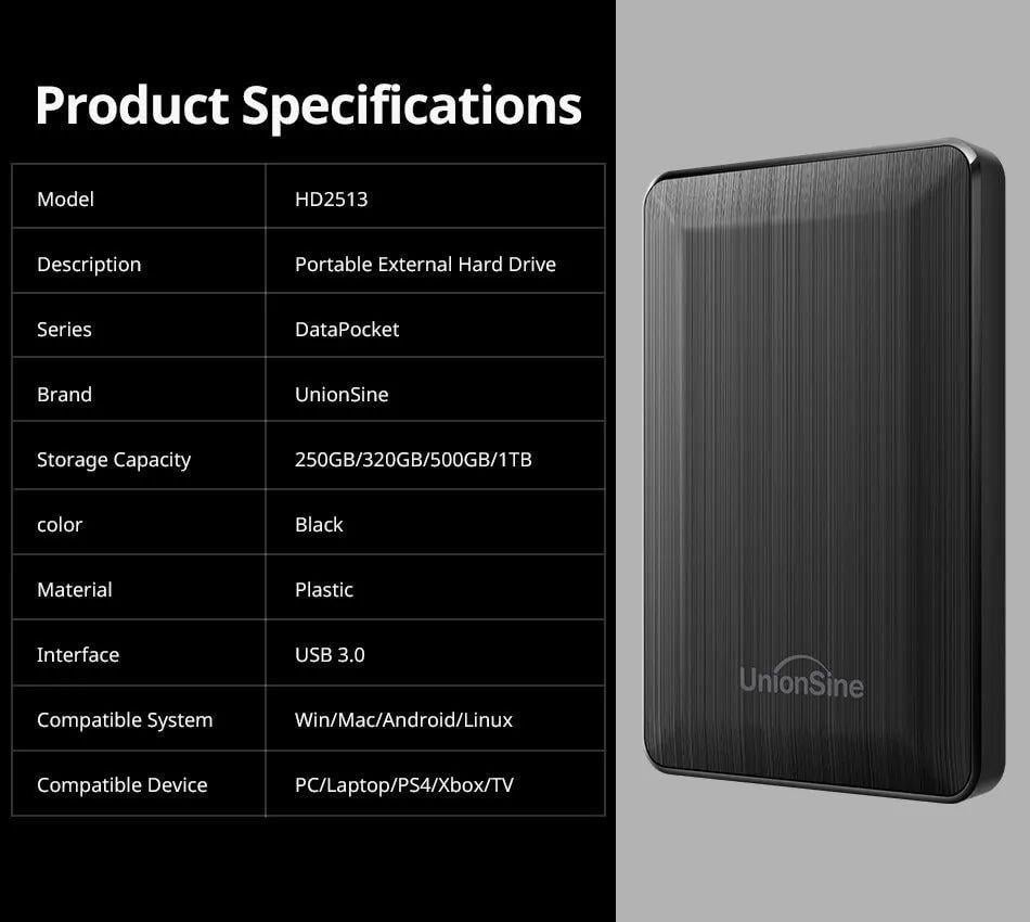 Внешний жесткий диск Union Sine USB 3.0 500 GB - фото 4