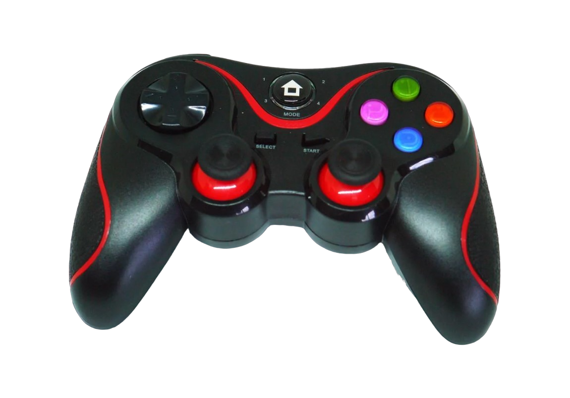 Джойстик Wireless Controller V8 геймпад з підтримкою Bluetooth для PC/Android/iOS Чорний (V8)