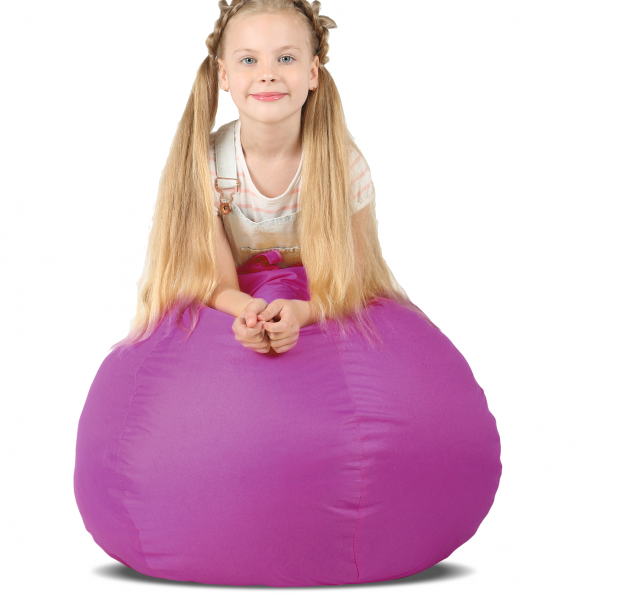 Крісло-мішок безкаркасне із внутрішнім чохлом 60х90 см Фіолетовий (21784014) - фото 3