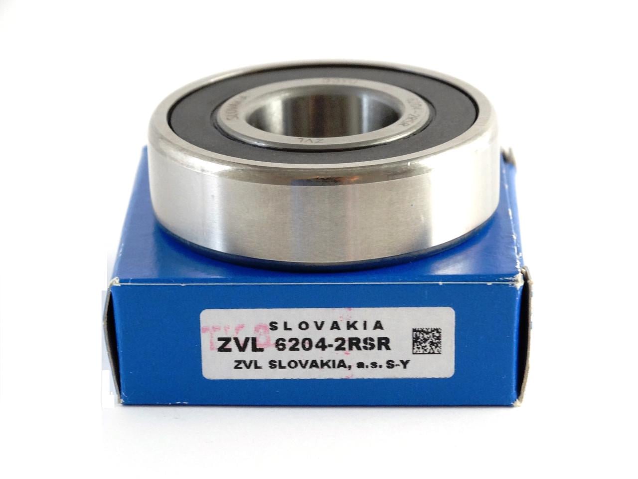 Подшипник ZVL SLOVAKIA 6204 2RS (p570)