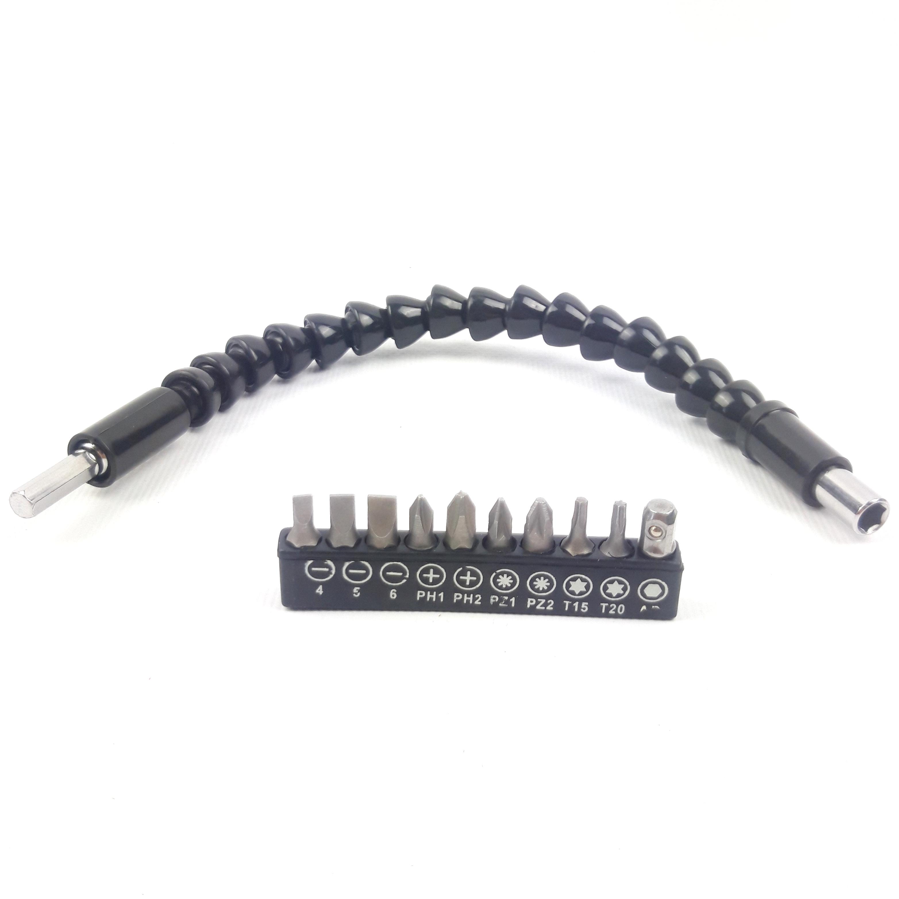 Гнучкий подовжувач для шуруповерта біти 10 шт. (4123352) - фото 4