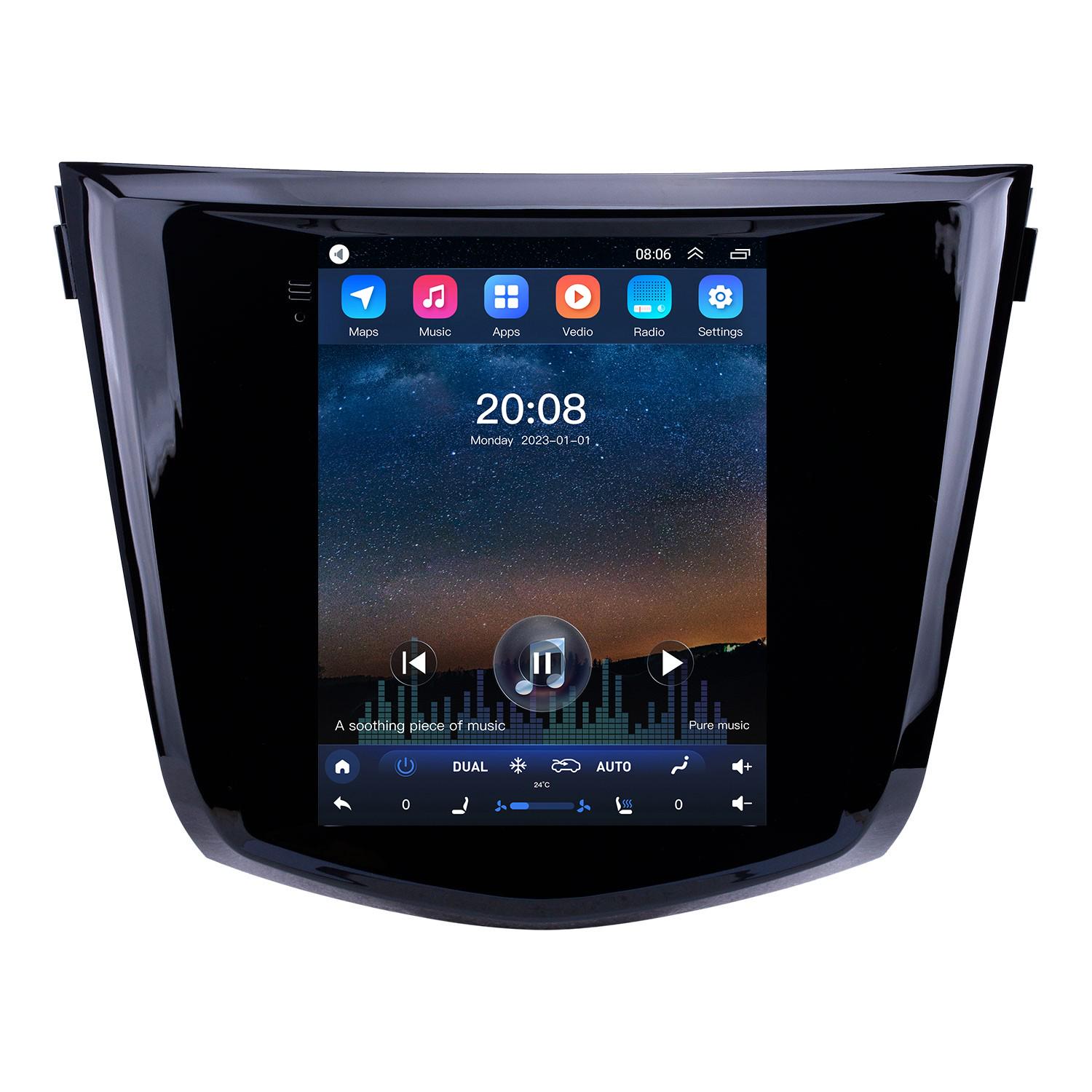 Автомагнитола штатная Torssen T97-464 Tesla Style для Nissan X-Trail Rogue/Qashqai 2013-2020 4/64 GB 9,7" (202271340)