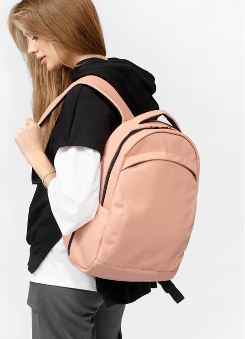 Городской рюкзак женский Sambag с отделением под ноутбук Пудровый (3750271343)