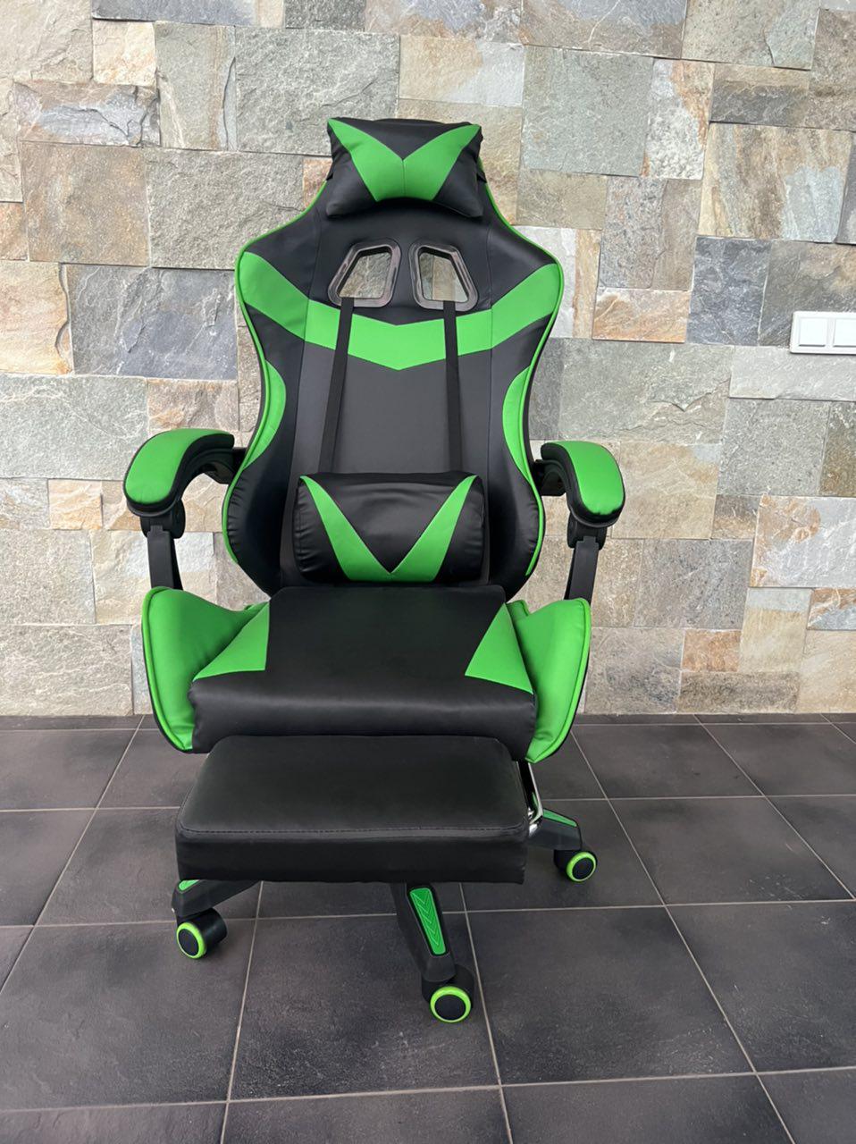 Кресло геймерское Prestige 730 Черно-зеленый - фото 1 Кресло геймерское Prestige 730 Черно-зеленый - фото 1