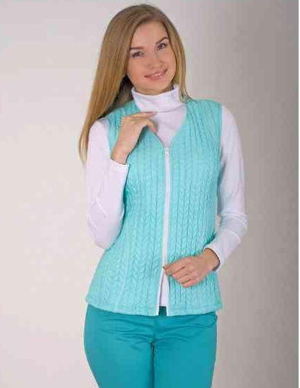 Жилет медицинский женский Jasmine Вираж р. 36-38 (093460)
