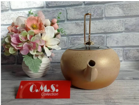 Чайник OMS 8211-XL с гранитным антипригарным покрытием с индукцией 3 л Cream - фото 6 Чайник OMS 8211-XL с гранитным антипригарным покрытием с индукцией 3 л Cream - фото 6