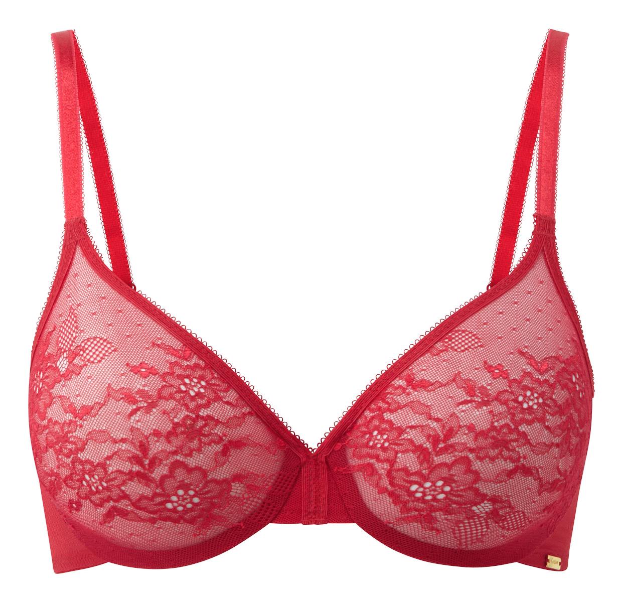 Бюстгальтер Gossard Glossies Lace 13001 32C Lipstick Red (5053014547530)