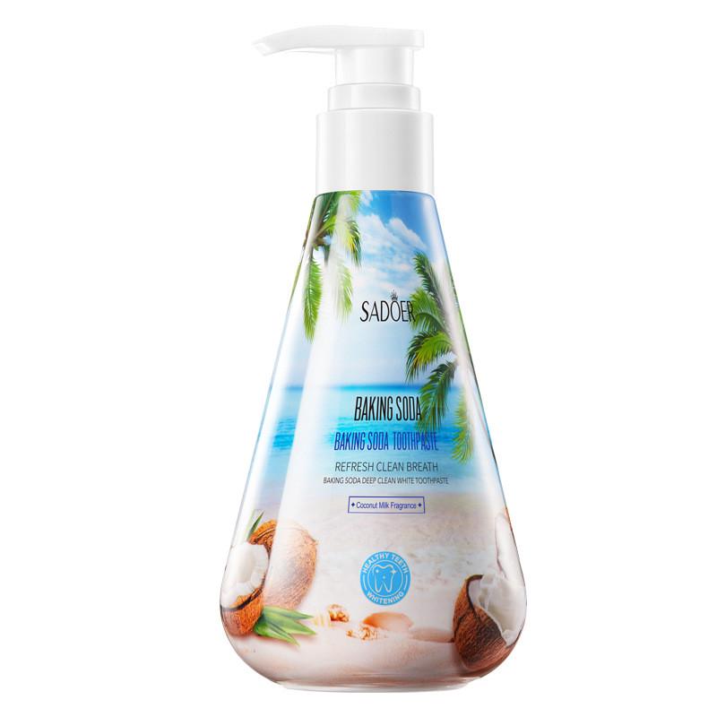 Зубна паста Sadoe Baking Sodar відбілююча гелева з содою 220 мл (6974784010743) Зубна паста Sadoe Baking Sodar відбілююча гелева з содою 220 мл (6974784010743)