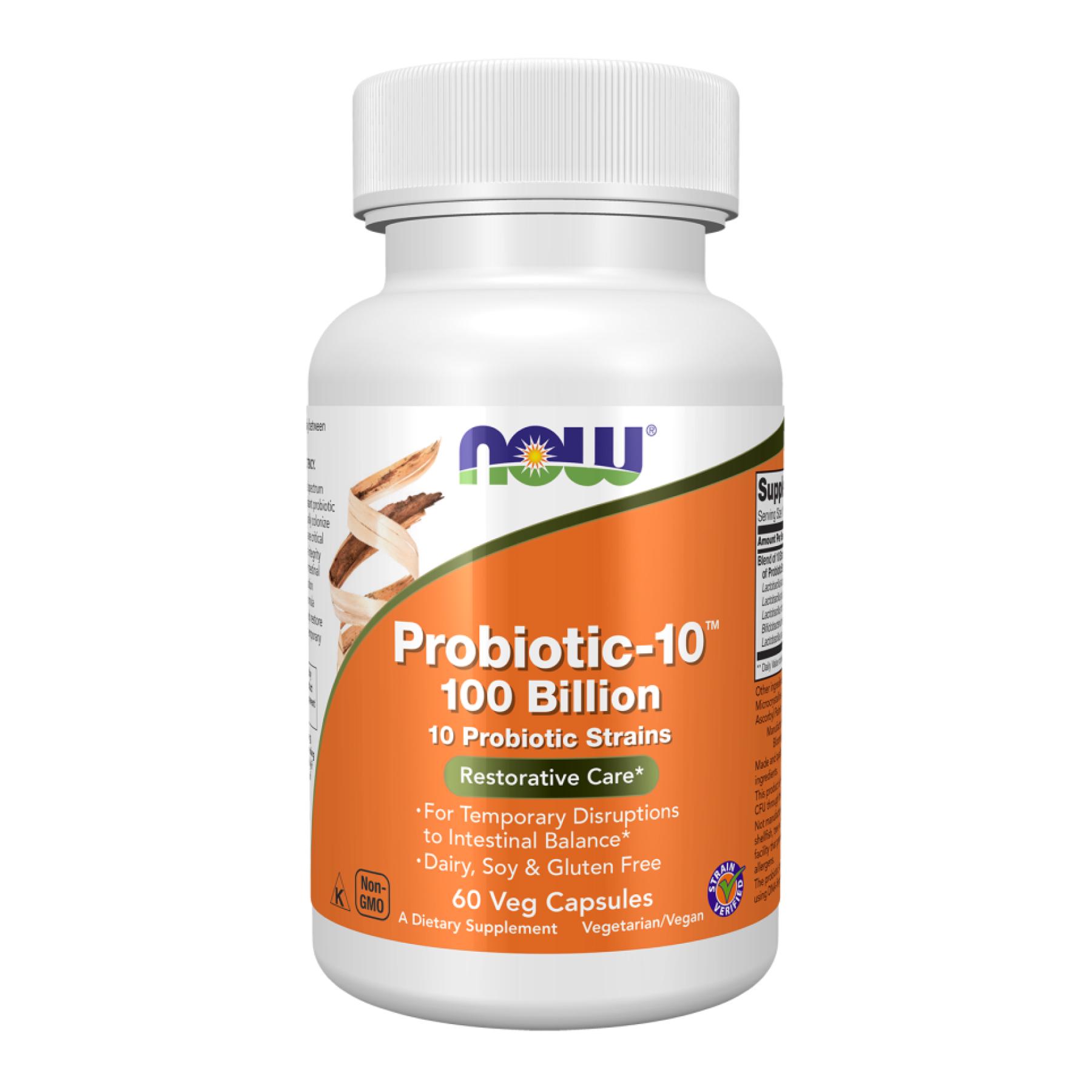 Натуральная добавка Probiotic-10 100 Billion 60 vcaps (2023-10-2436)