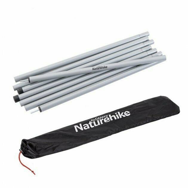 Стійки для тенту Naturehike Steel poles NH20PJ041 2 шт. Grey (830ed267)