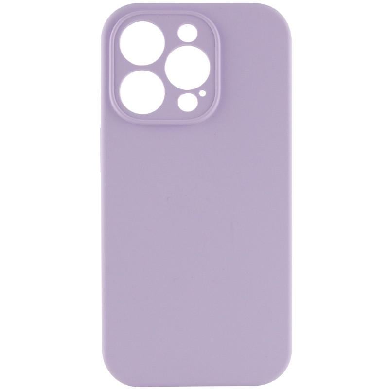 Чехол Silicone Case Full Camera Protective (AA) NO LOGO для Apple iPhone 15 Pro Max (6.7") Сиреневый | Lilac - фото 2