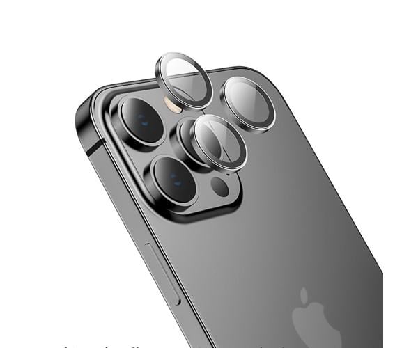 Стекло на камеру Hoco V13 3D Tempered Glass Metal Lens для iPhone 17 Pro/17 Pro Max Стальной