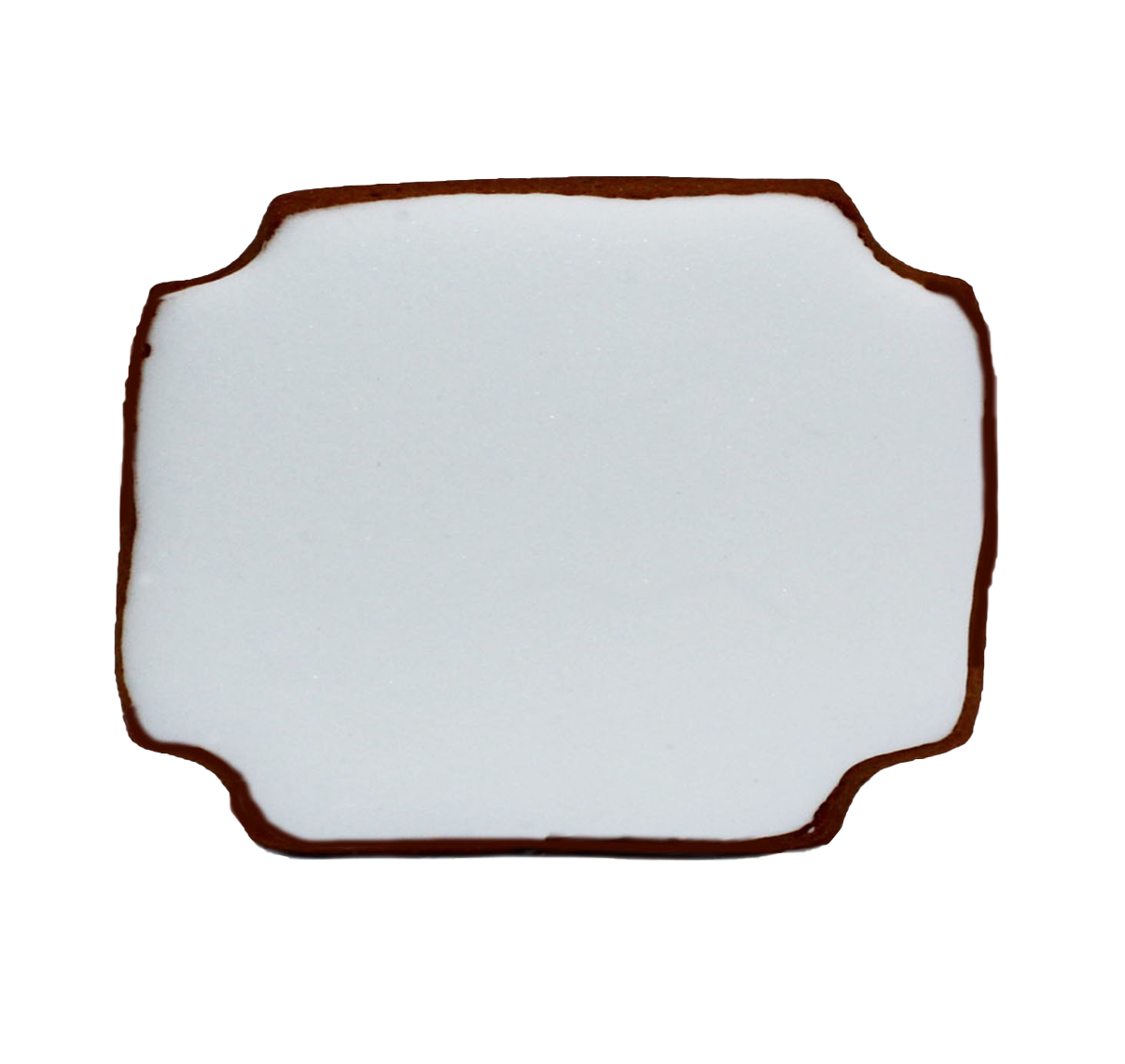 Пряник с индивидуальной печатью Крафт печиво Восьмиугольник 7х5,5 см 25 г