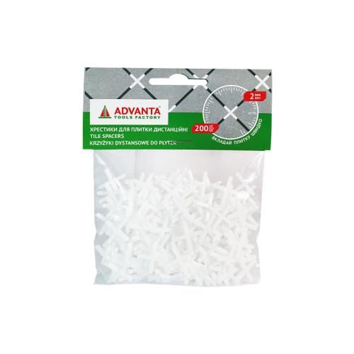 Крестики для плитки ADVANTA 2 мм 200 шт. (341502)