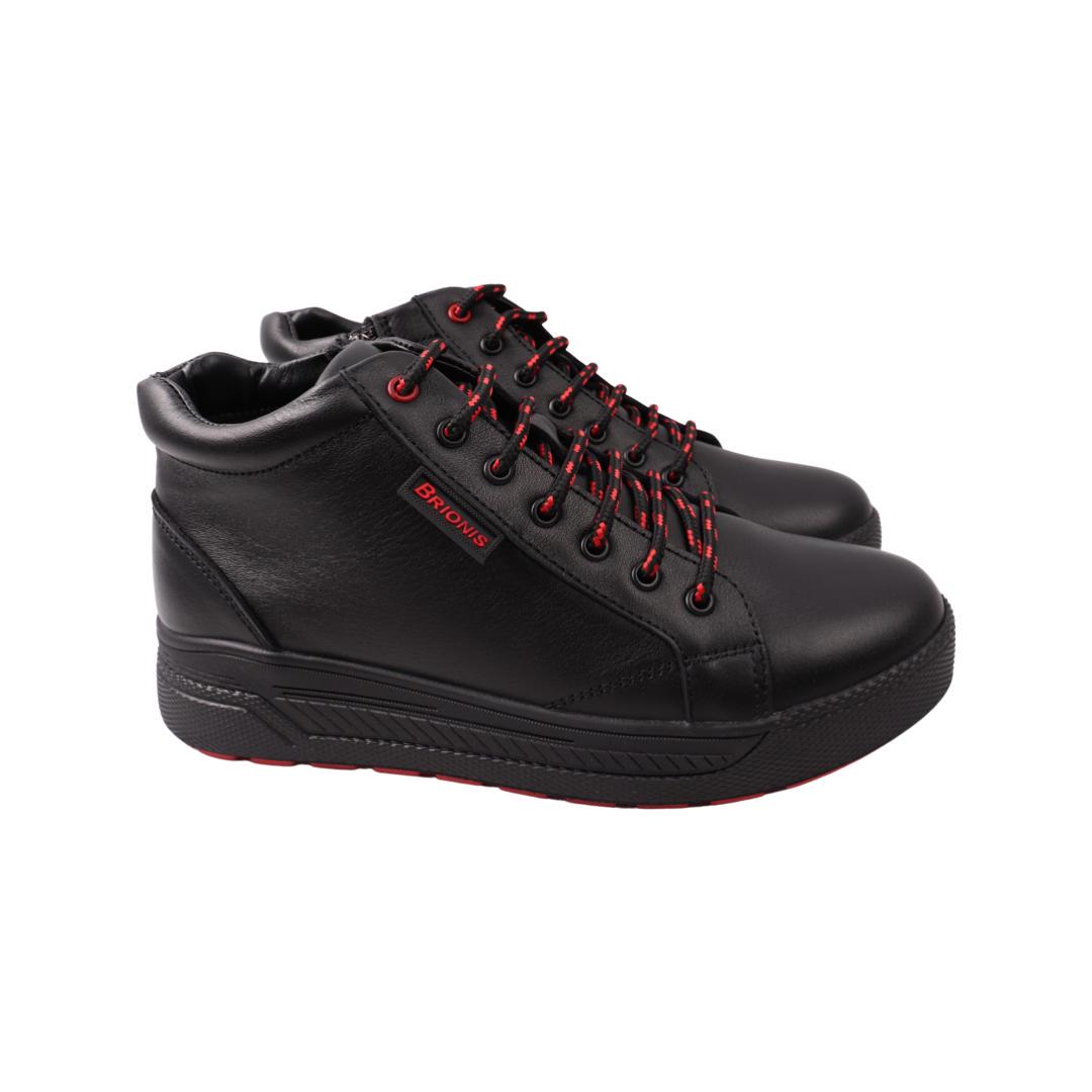 Черевики чоловічі Brionis зі шкіри р. 37 Чорний (119-22ZHC)