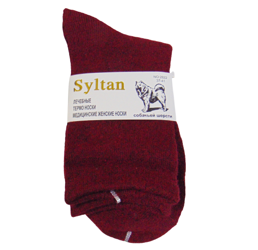 Носки термо лечебные собачья шерсть Syltan 2516-5 р. 37-41 Красный (1962155066)