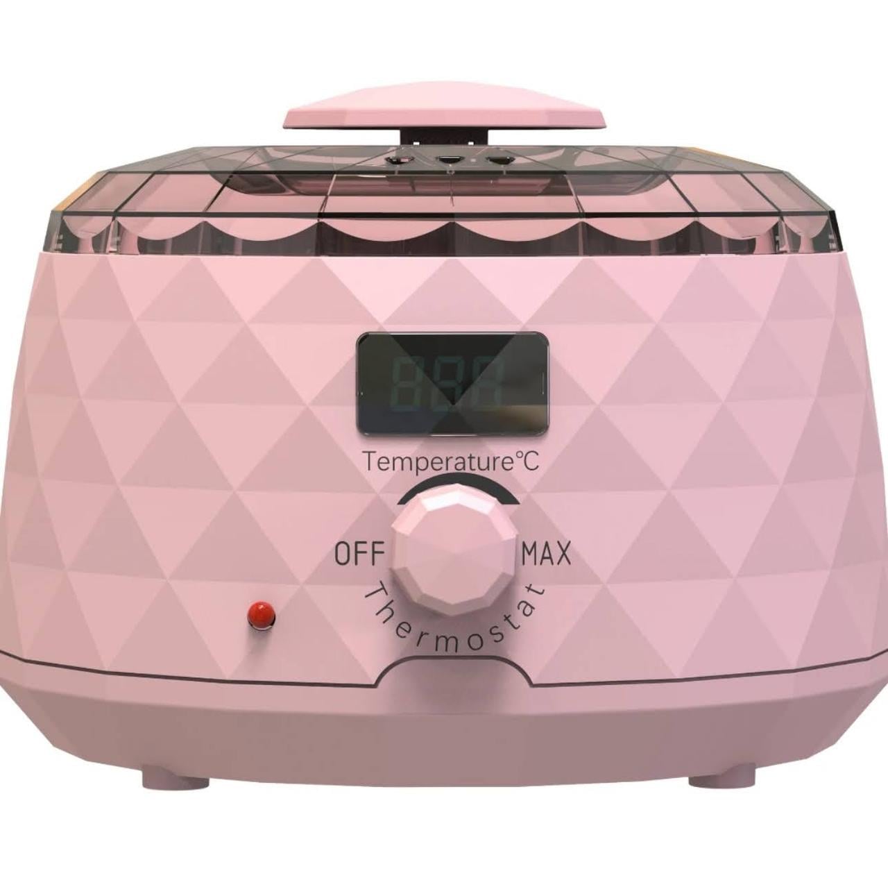 Воскоплав баночный ProWax 258-А Love Crazy для депиляции с дисплеем 450 мл 100 Вт Розовый