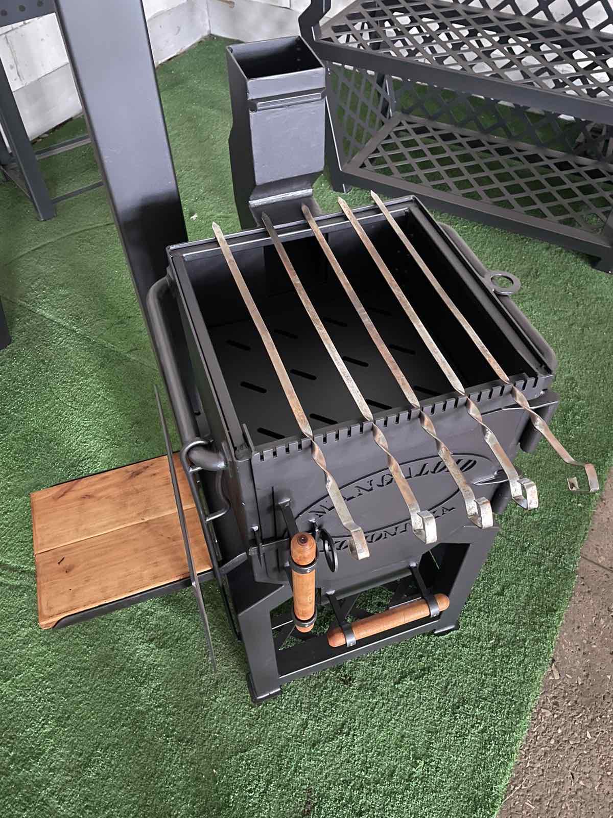 Печ мангал MANGALOID трансформер - фото 3 Печ мангал MANGALOID трансформер - фото 3