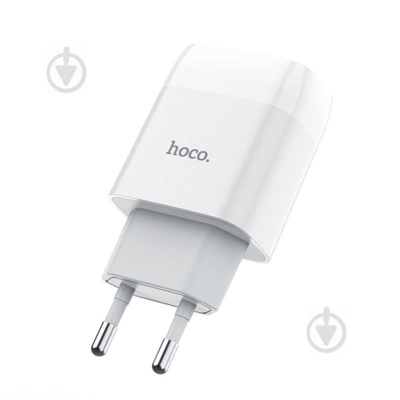 Зарядний пристрій Hoco C73A Glorious (2USB, 2.4А) White (6931474712912)