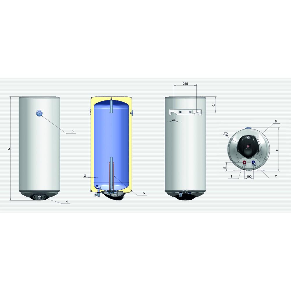 Бойлер Eldom Favorite 200 72281A - фото 10 Бойлер Eldom Favorite 200 72281A - фото 10