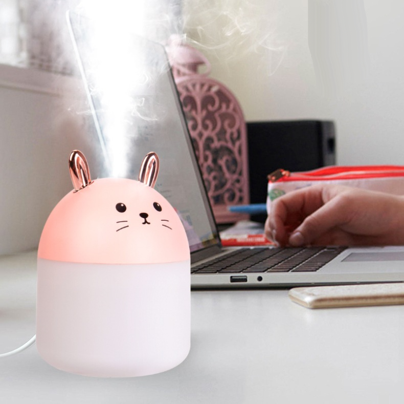 Увлажнитель воздуха 3в1 Humidifier LED Котик детский - фото 9