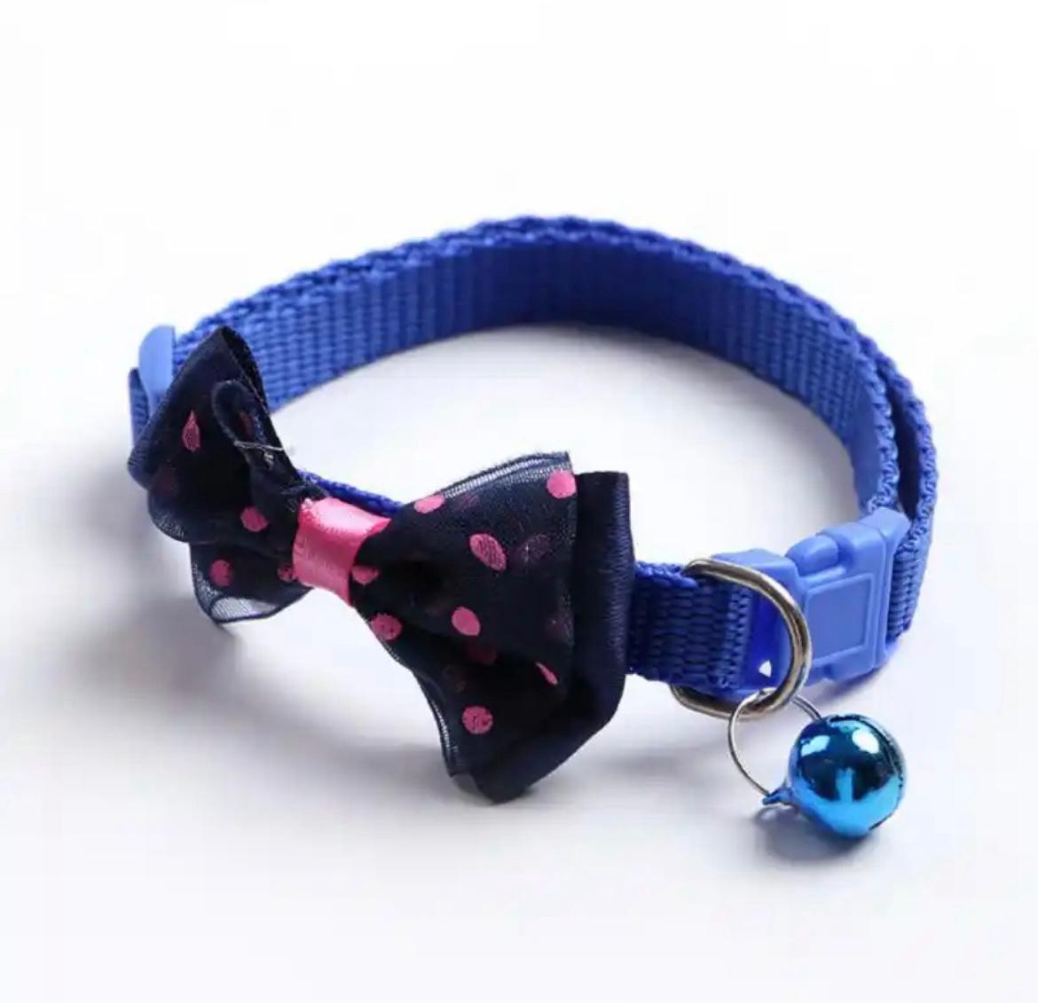 Ошейник для кошек и собак с колокольчиком 19-32 см Blue (56412)