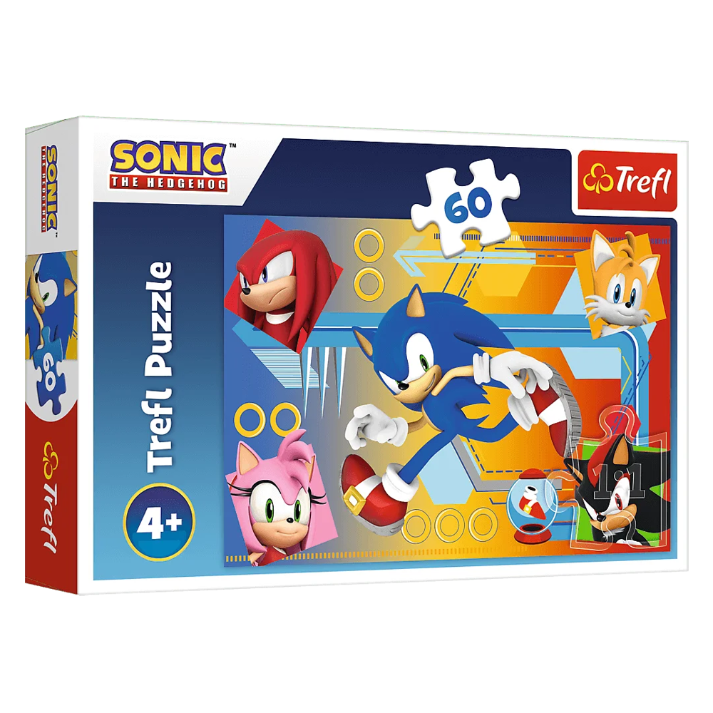 Пазлы Trefl Соник в действии Супер Соник 60 эл. (5900511173871)