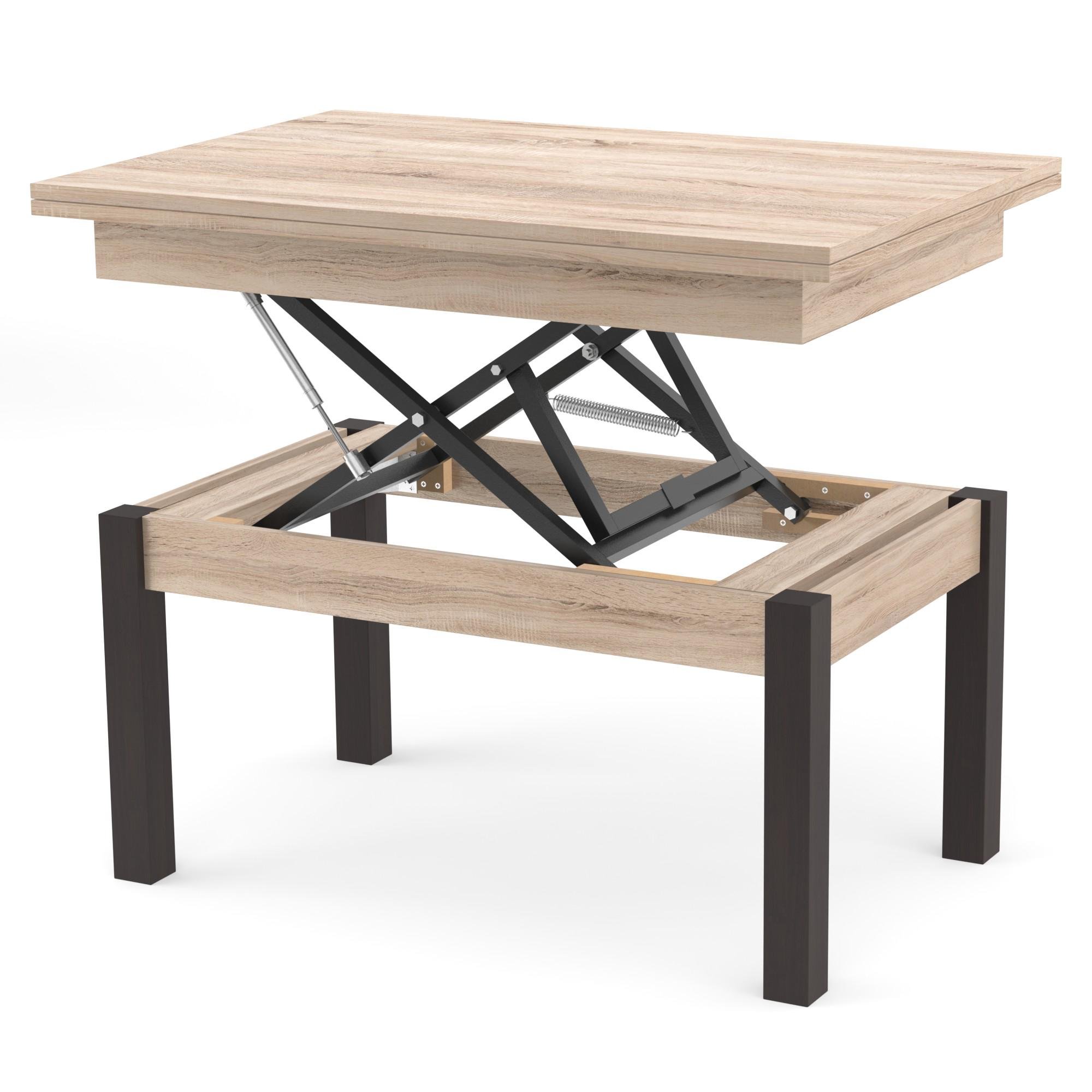 Стол-трансформер Баттер Дуб сонома/Венге (MBC001202) - фото 1