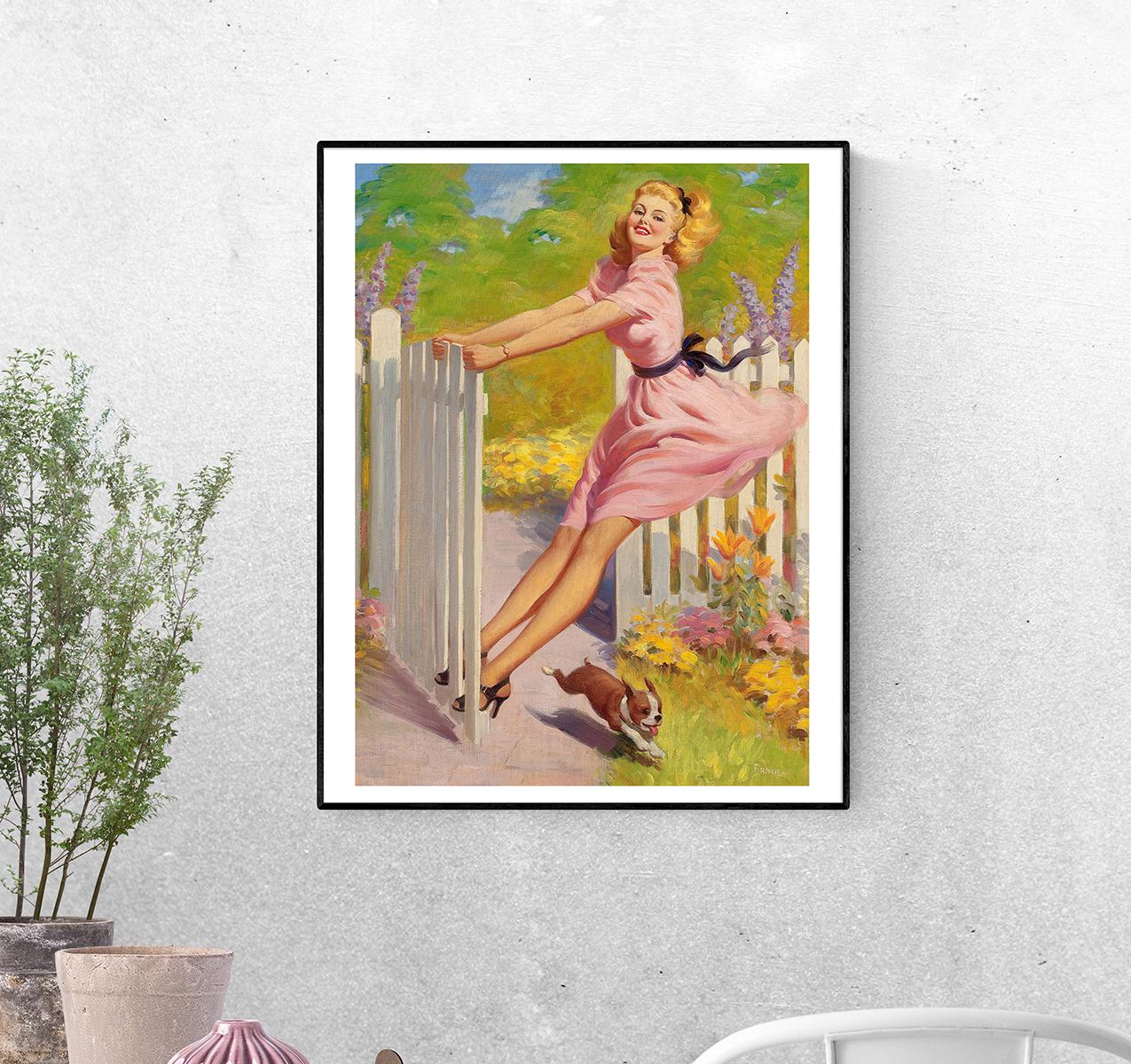 Постер Переходя в лето Арта Фрама формат А-0 (pin_up1726003_Poster)