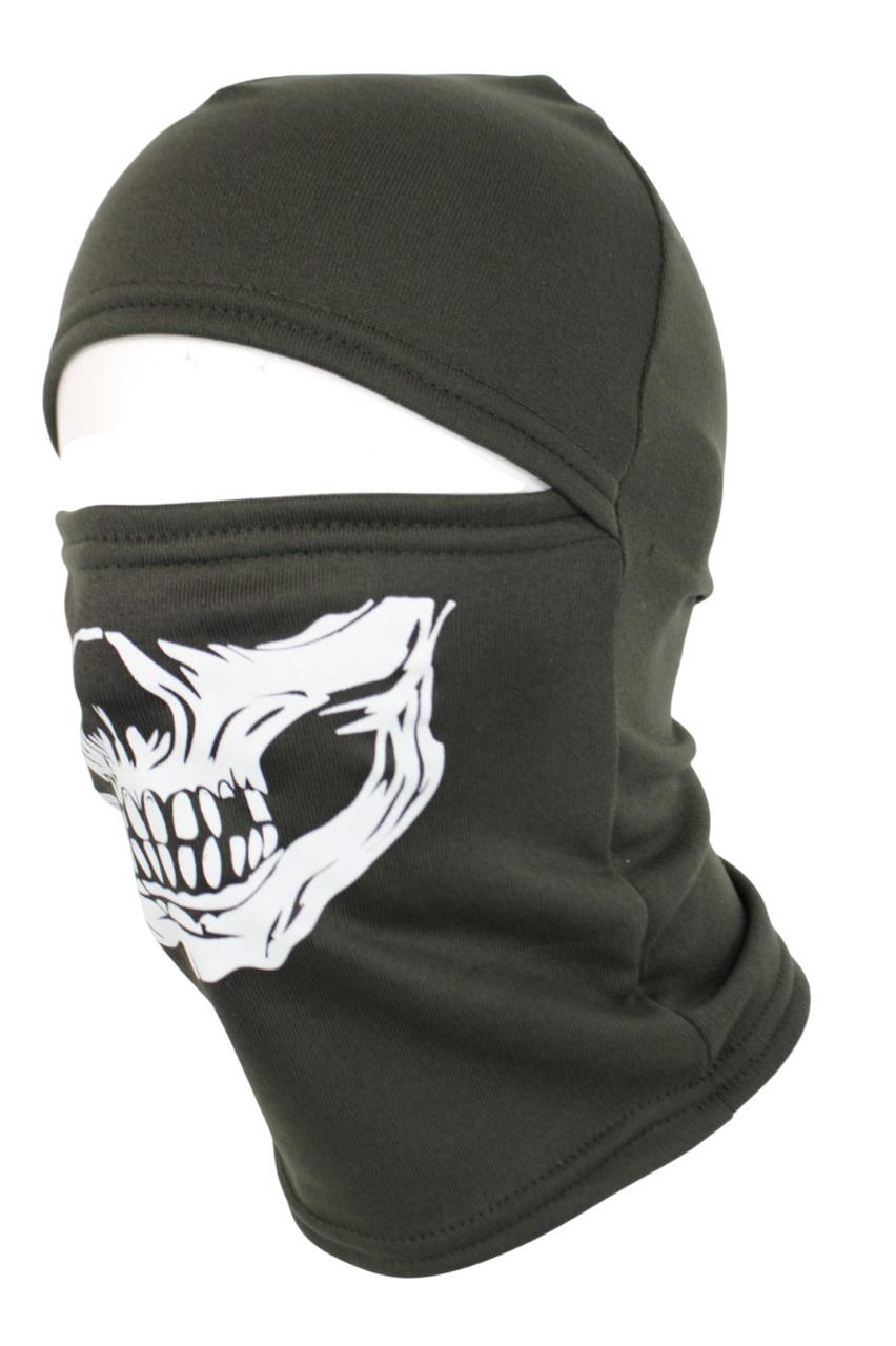 Балаклава Pancer Protection череп флис зима Оливковый (3572554)