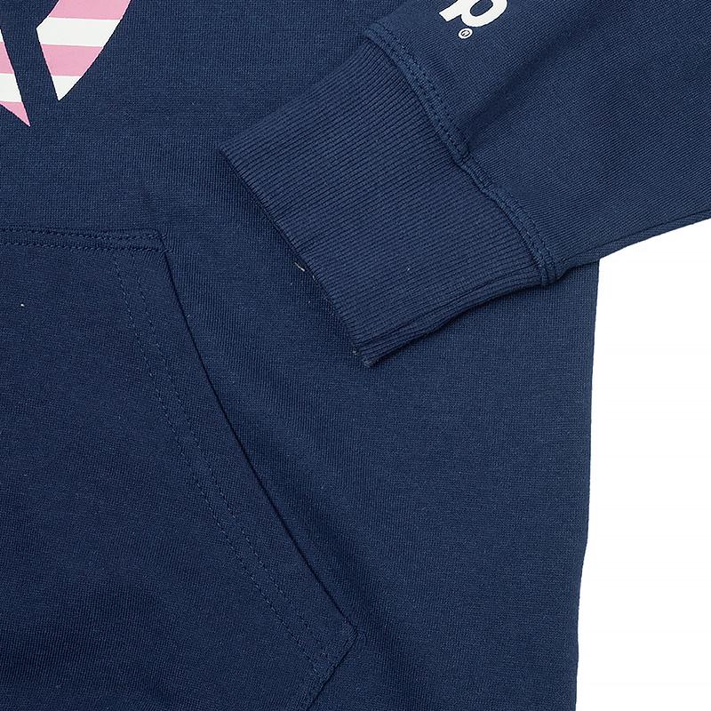 Худі жіноче JEEP HOODED OVERSIZE SWEATSHIRT STAR Striped Print S Синій (O102608-A184 S) - фото 2