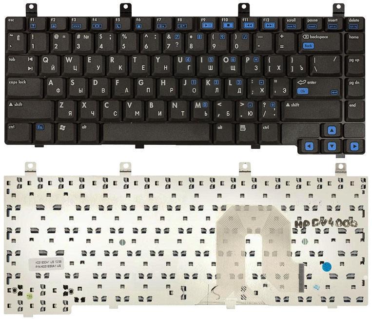 Клавиатура для ноутбука HP Pavilion DV4000 Black