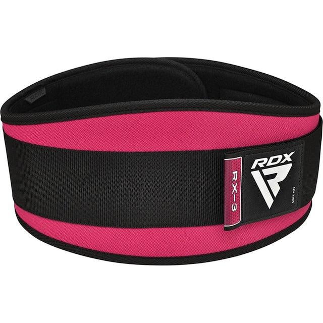 Пояс для важкої атлетики RDX RX3 EVA Curve неопреновий SHARP PINK-M (WBE-RX3SP-M)