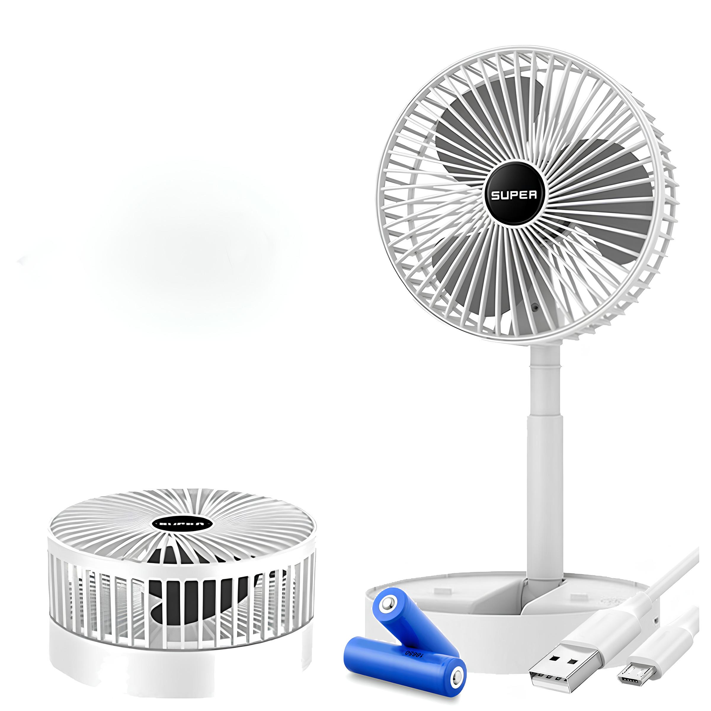 Вентилятор настільний Білий (29164417) - фото 4