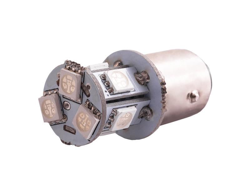 Автомобильная лампа светодиодная LEDUA T25-5050-8 SMD 1157 24V Зеленый (1296) Автомобильная лампа светодиодная LEDUA T25-5050-8 SMD 1157 24V Зеленый (1296)
