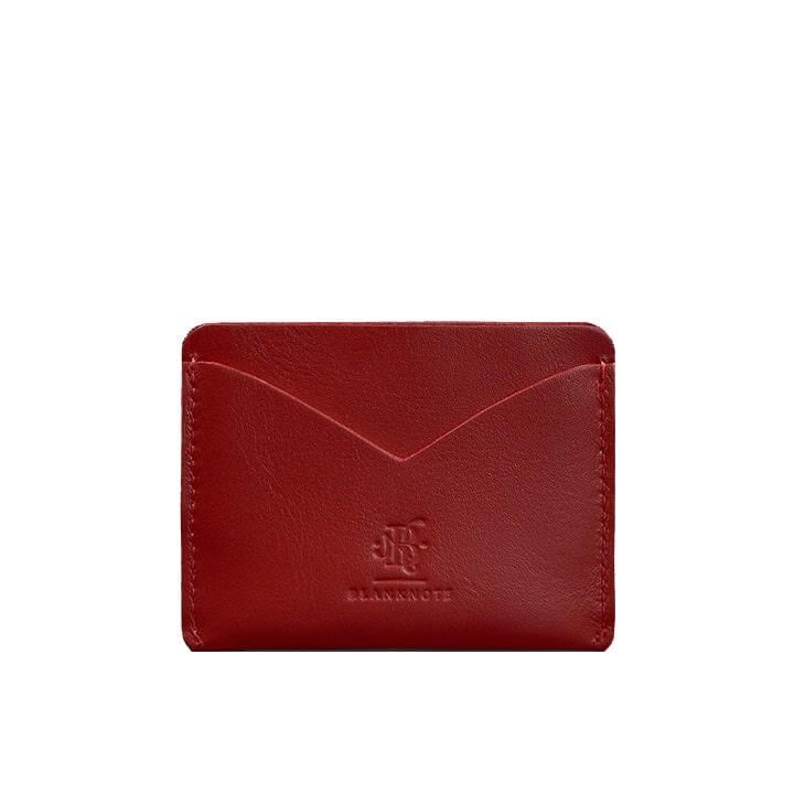 Визитница женская кожаная 5.0 Краст Красный (A-027470)