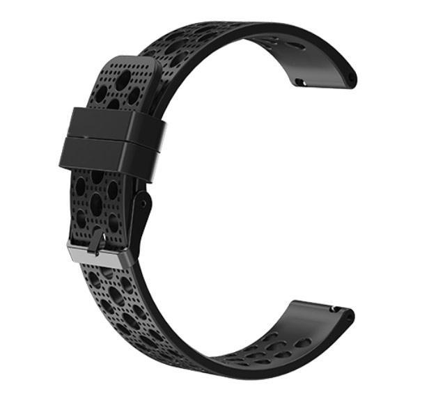 Спортивный ремешок с перфорацией Primo для часов Samsung Gear S2 Classic SM-R732/RM-735 Black (822085402)