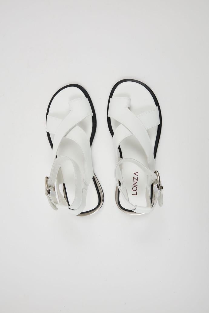 Босоножки женские LONZA кожаные р. 40 Белый (196069) - фото 2 Босоножки женские LONZA кожаные р. 40 Белый (196069) - фото 2