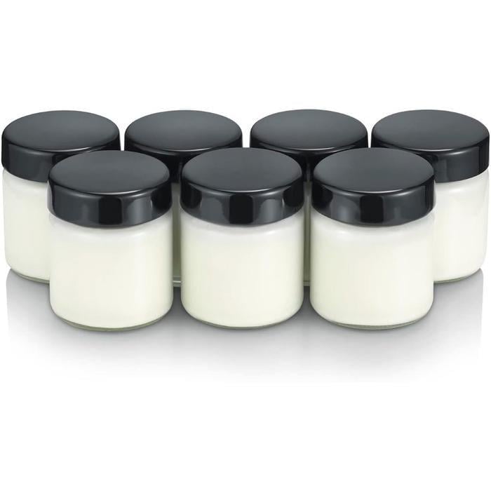 Баночки порционные Severin для йогуртниц 150 мл 7 предметов Черный (2630414)