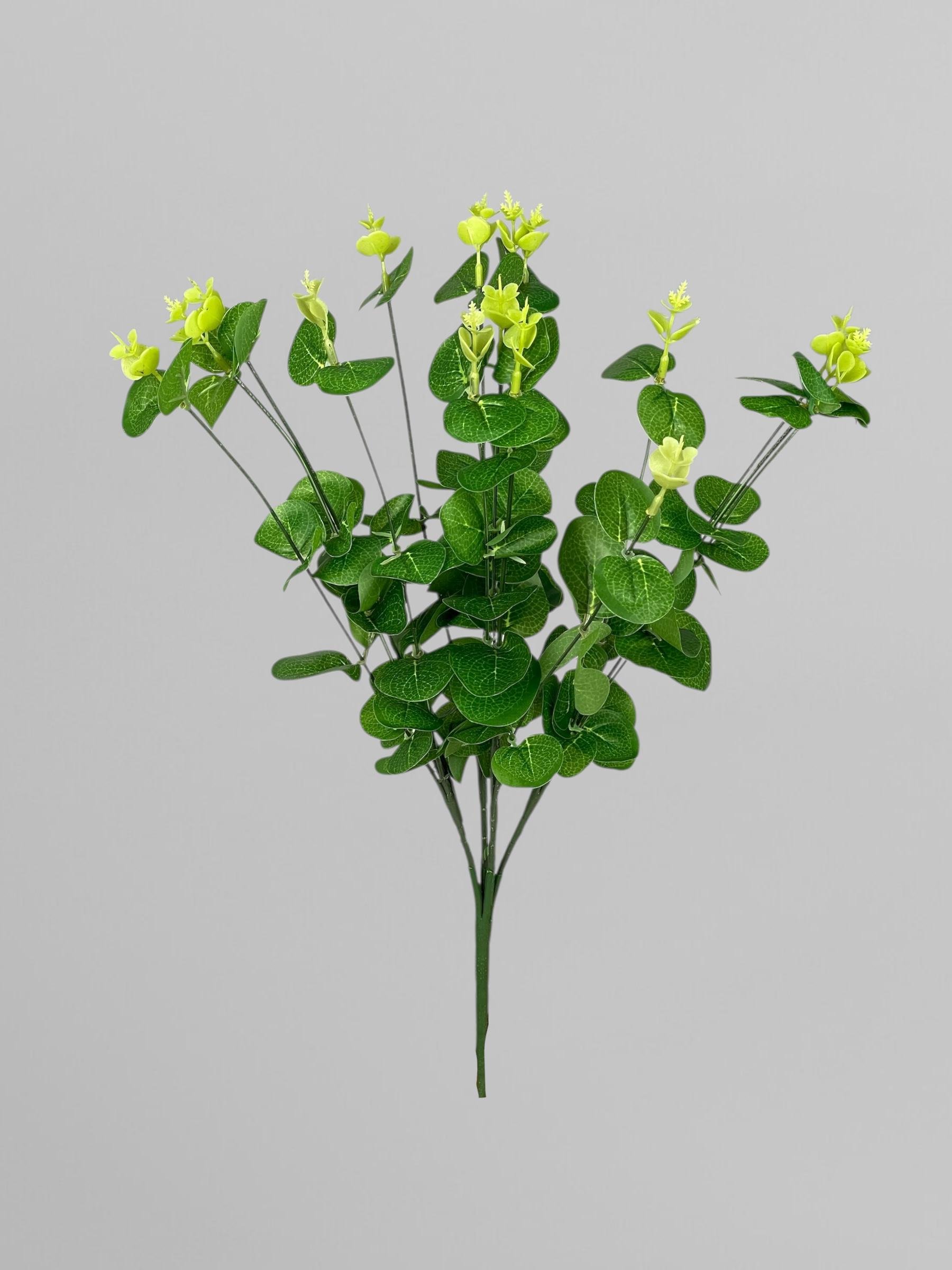 Искусственный эвкалипт на 16 разветвлений 46 см Зеленый (Р05012) - фото 1 Искусственный эвкалипт на 16 разветвлений 46 см Зеленый (Р05012) - фото 1