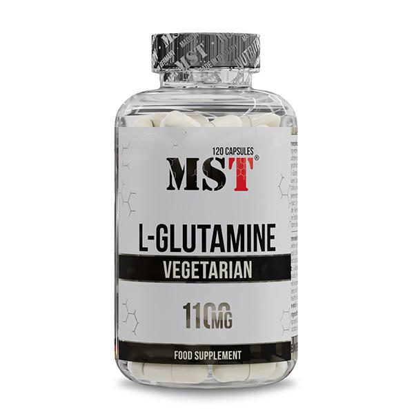 Глютамин для спорта MST Nutrition L-Glutamine 1100 мг 120 капс. (000025140)