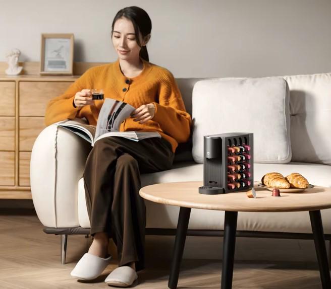 Кофемашина капсульная MiJia S1 Capsule Coffee Machine Black (CMC001) - фото 6 Кофемашина капсульная MiJia S1 Capsule Coffee Machine Black (CMC001) - фото 6