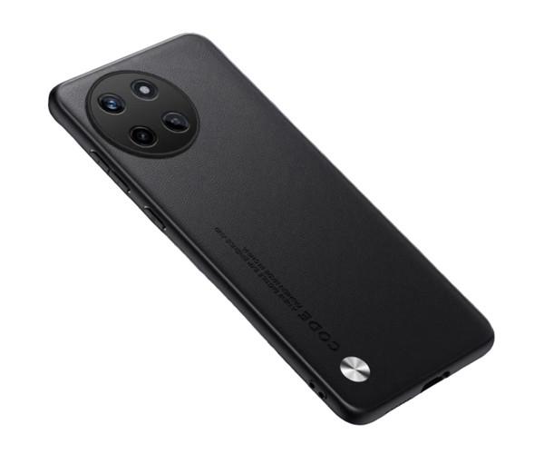 Кожаный чехол - накладка CODE Tactile Experience для Realme 11 4G Черный