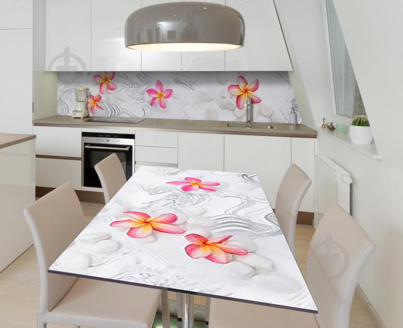 Наклейка 3Д виниловая на стол Zatarga «Ручей медитаций» 600х1200 мм (Z184603st)