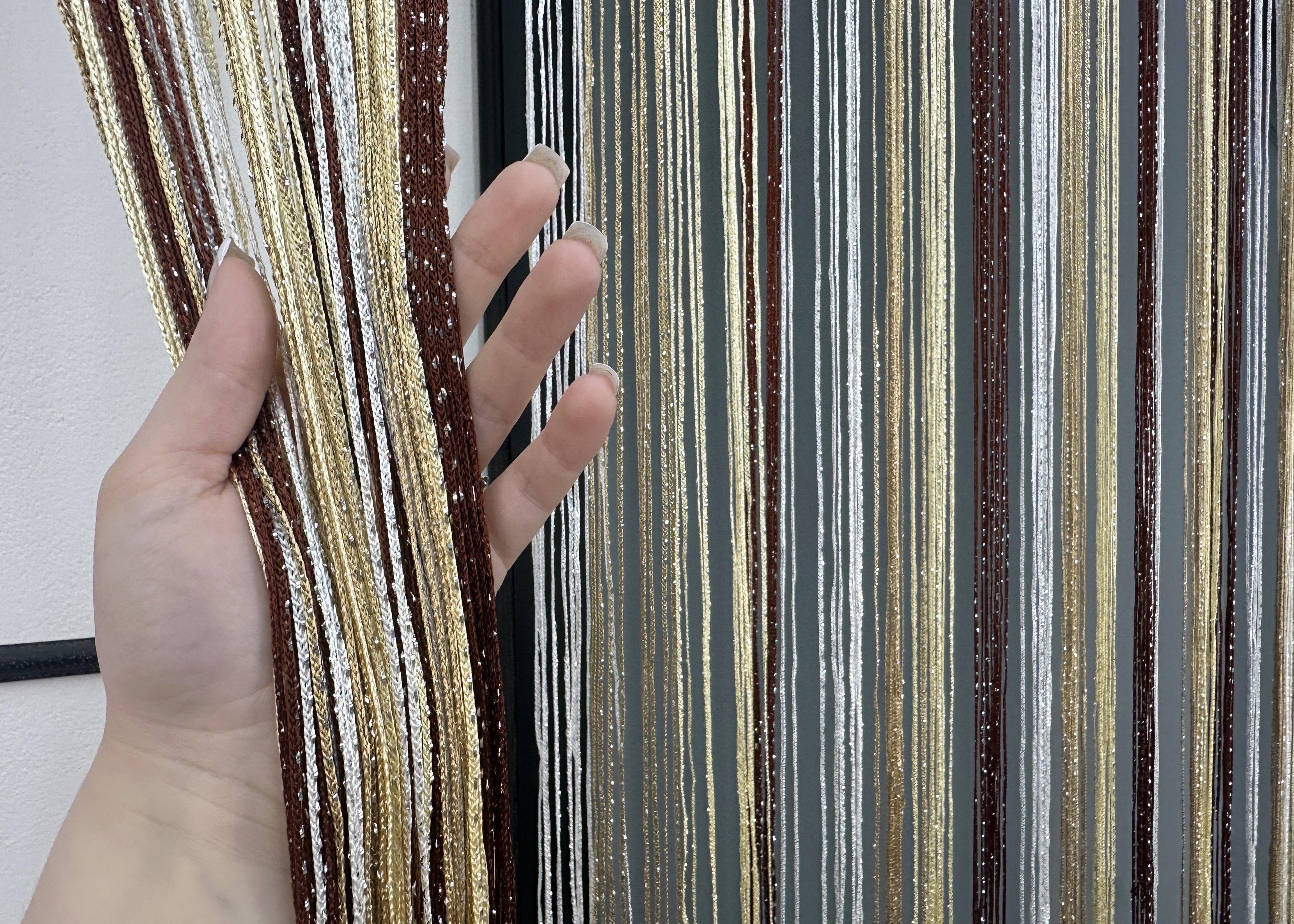 Штори-нитки з люрексом 300х300 см Різнокольоровий (61-103) - фото 5 Штори-нитки з люрексом 300х300 см Різнокольоровий (61-103) - фото 5