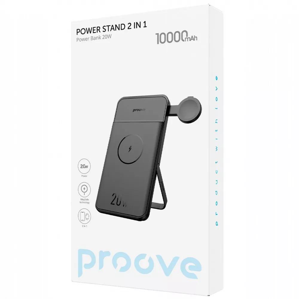 Портативная батарея для Iphone и часов Proove Power Stand 2 in 1 20W 10000mAh 20W 10000mAh - фото 2