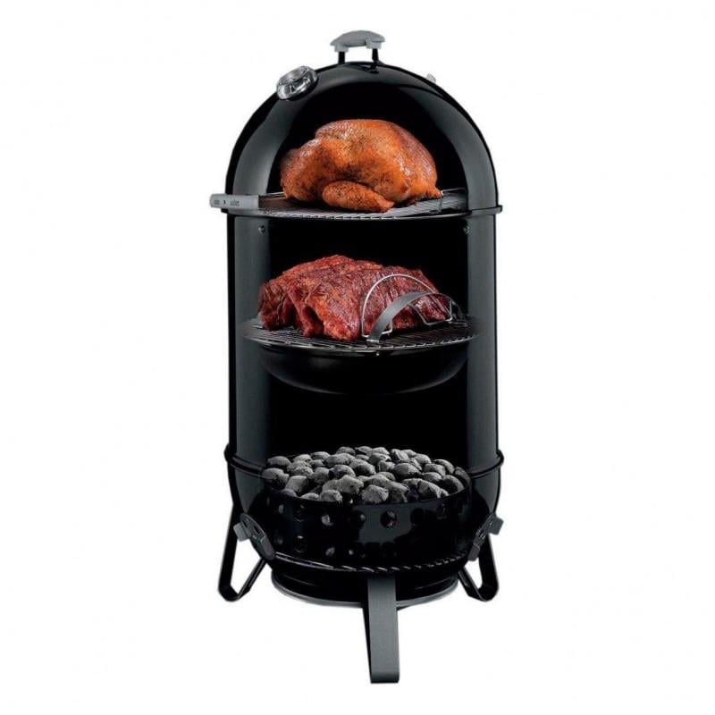 Вугільна коптильня Weber Smokey Mountain Cooker, 57 см - 731004 - фото 2