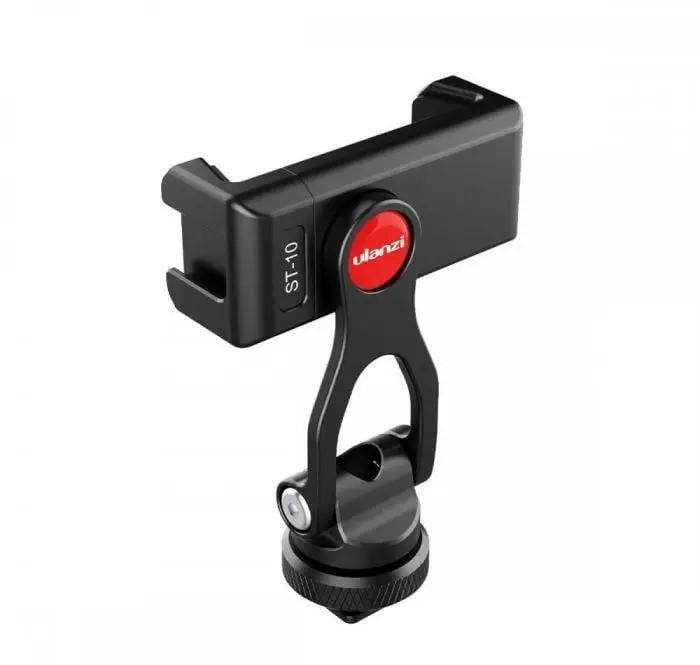 Держатель для смартфона металлический Ulanzi ST-10 с двумя Cold Shoe (35837607) Держатель для смартфона металлический Ulanzi ST-10 с двумя Cold Shoe (35837607)