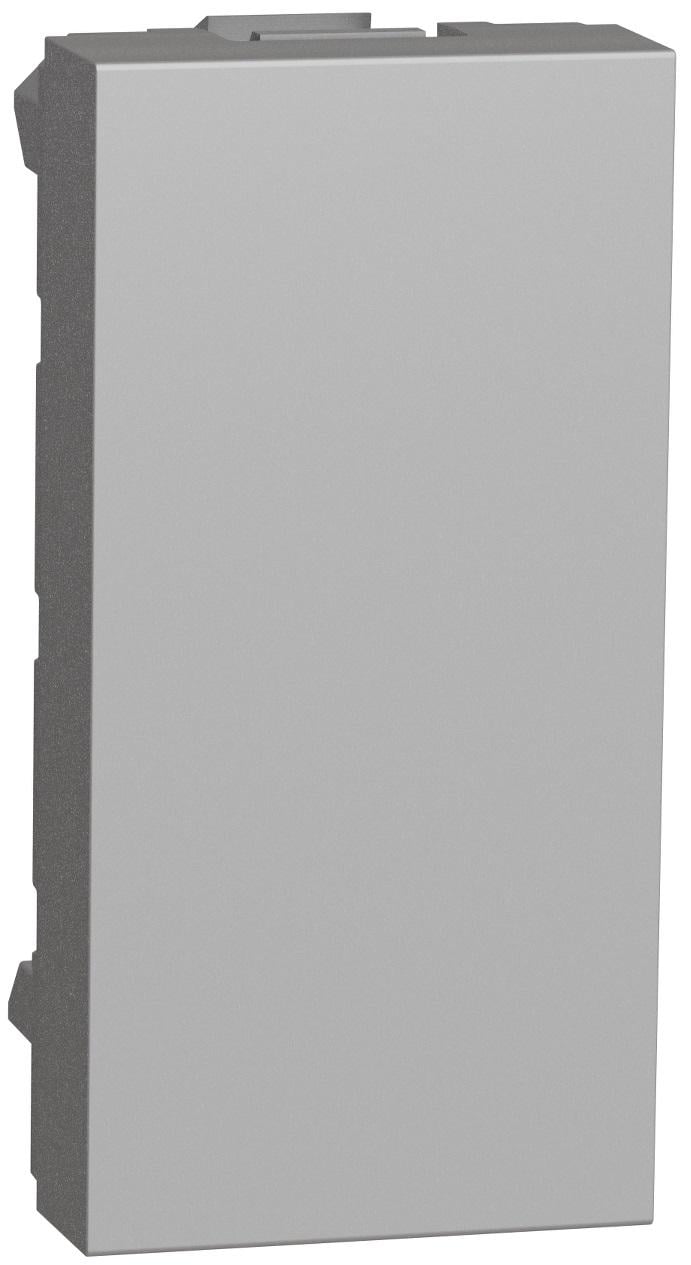 Заглушка Schneider Electric Unica 1 модуль Алюминий (NU986530) Заглушка Schneider Electric Unica 1 модуль Алюминий (NU986530)
