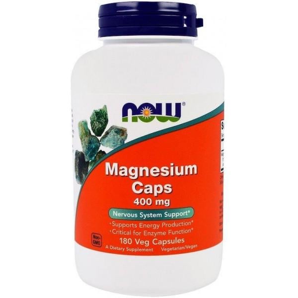 Мінерали NOW Magnesium 400 мг 180 капсул